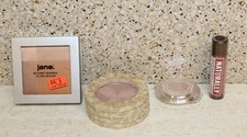 Cosmetics Makeup Lot: Organic Blush, Bronzer, Eye Shadow; Lip Sheen