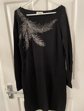 Monsoon Knitted Dress With Sparkle Detail