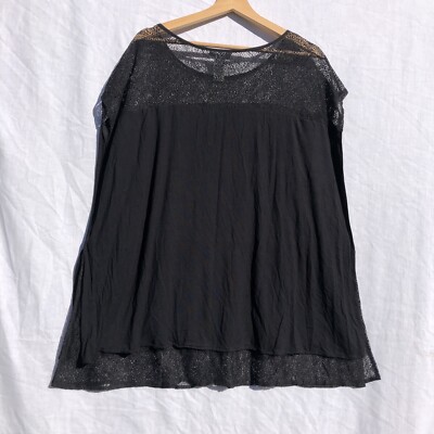 Haut Sans Manches Catherines Corail/noir Taille 2X - Neuf Avec étiquettes, Style Chevron
