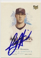 Jeremy Hermida Florida Marlina Signed 2006 Topps Allen & Ginter Rookie Card #82