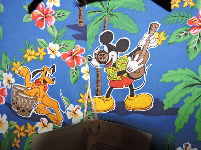 Disney REYN SPOONER MICKEY MINNIE PLUTO SHIRT XL AMERICAN CLASSIC