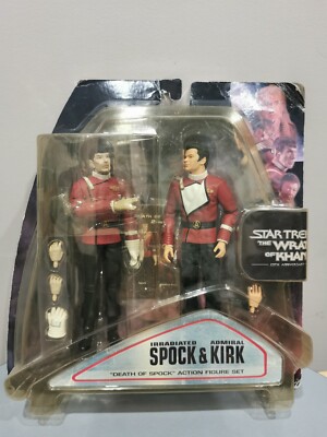 Star Trek II The Wrath of Khan Death of Spock Figure Set Spock & Kirk Art Asylum