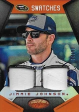 2016 CERTIFIED JIMMIE JOHNSON ~SPRINT CUP SWATCHES~ (ORANGE) #SCS-JJ *s/n 34/99*