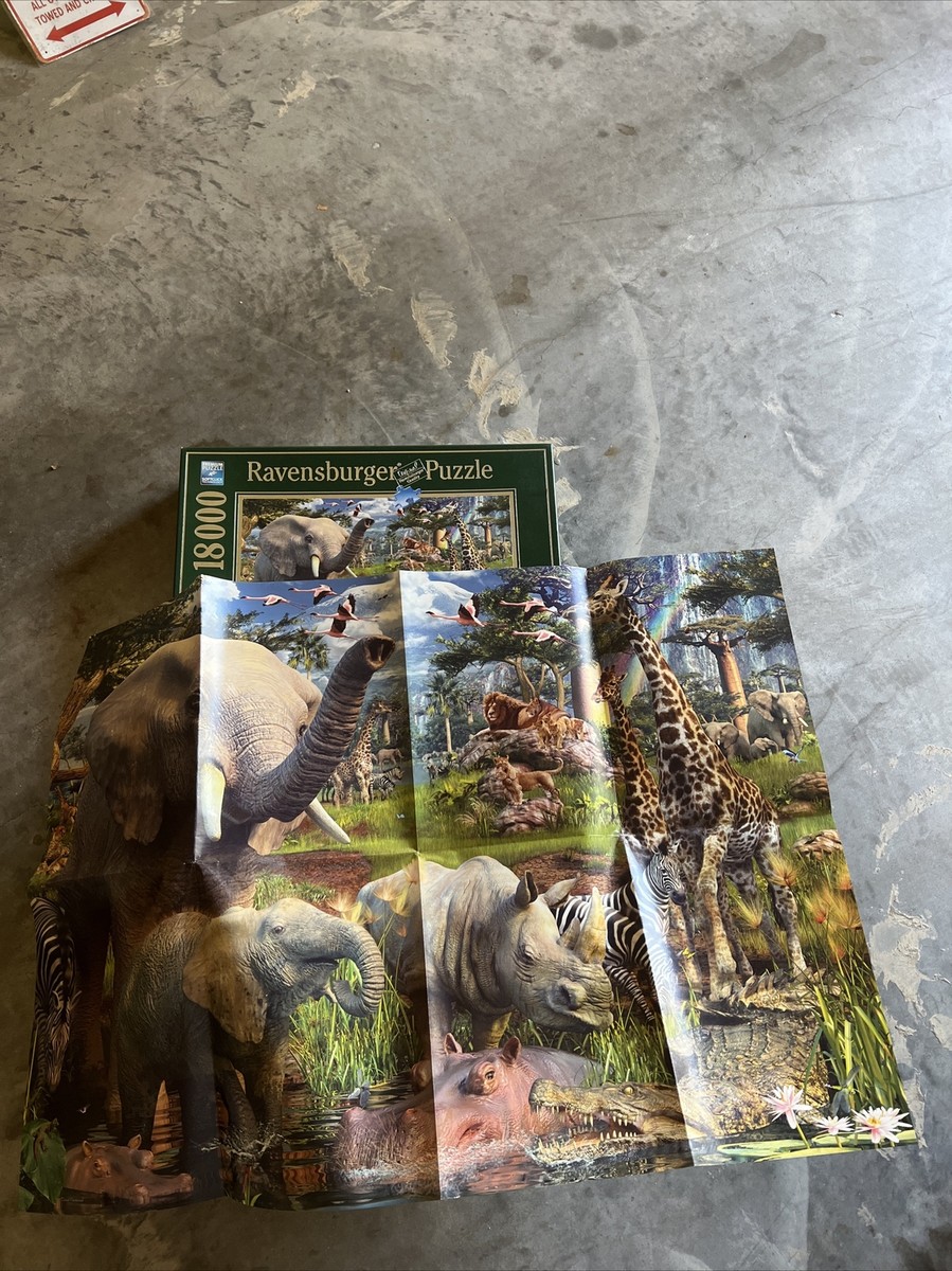 Puzzle Ravensburger – At The Waterhole – 18 000 Pièces – Neuf