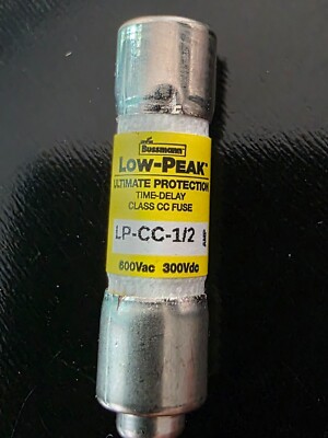 Box mit 10x Eaton Bussmann LP-CC-1/2 0,5A Low Peak Time Delay Sicherung Class CC