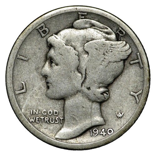 みりあん☺︎⑨ 1931 S Mercury Dime circulated 90% Silver VG to F JRT 244 | eBay