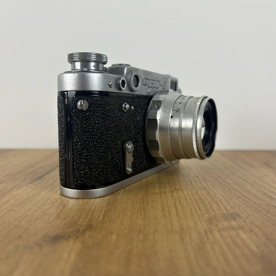 Lente telémetro para cámara fotográfica FED 2 vintage de 35 mm Industar-26 m copia Leica urss Foto 4 de 4