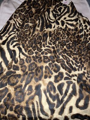 Lularoe Lucy Maxi Skirt M Medium 8/10 Brown Animal Print Cheetah Leopard Lined
