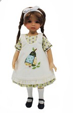 Private Sale: Dress and Apron for 33-36cm Dolls Little Darling