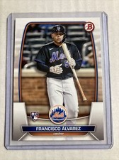 2023 Bowman #49- FRANCISCO ALVAREZ Rookie RC Card.. rookie card picture