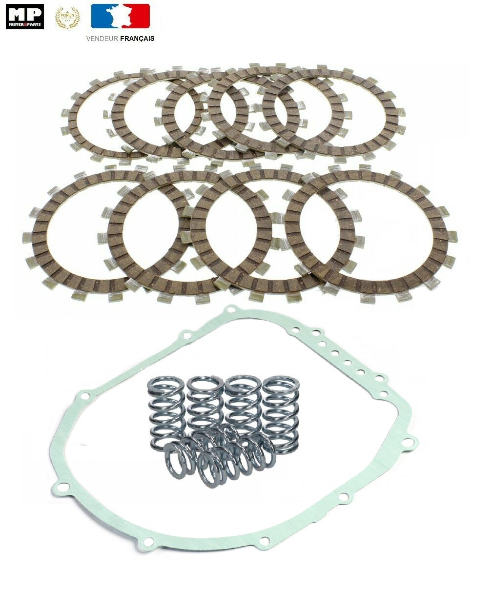 Kit embrayage complet Yamaha FZS 600 Fazer pour stopper le patinage moteur RJ02