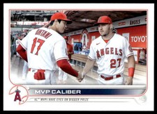 2022 Topps Update #US115 MVP Caliber BASEBALL Los Angeles Angels