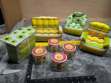 Vintage Barbie Blow Up Furniture Dresser & Hassock