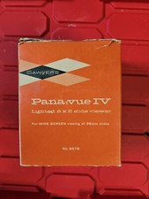 Vintage Sawyers Panavue IV 2576 Slide Viewfinder Lighted 2 x 2 Slide Viewer AR