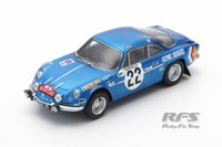 Alpine Renault A110 Rallye Monte Carlo 1971 Jean-Claude Andruet 1:43 Spark 6110