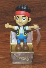 Walt Disney Jake And The NeverLand Pirates Jake 4" Inch Figurine Bendable Toy!