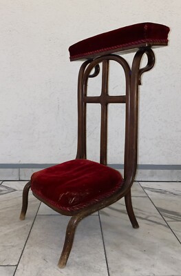 J&J Kohn Gebetstuhl aus Bugholz 1900er