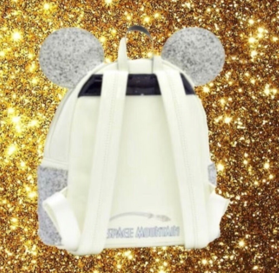 Disney Parks Loungefly Space Mountain Mickey Backpack - Glitter Ears Disney Mickey Mouse The Main Attraction Space Mountain  main image 3