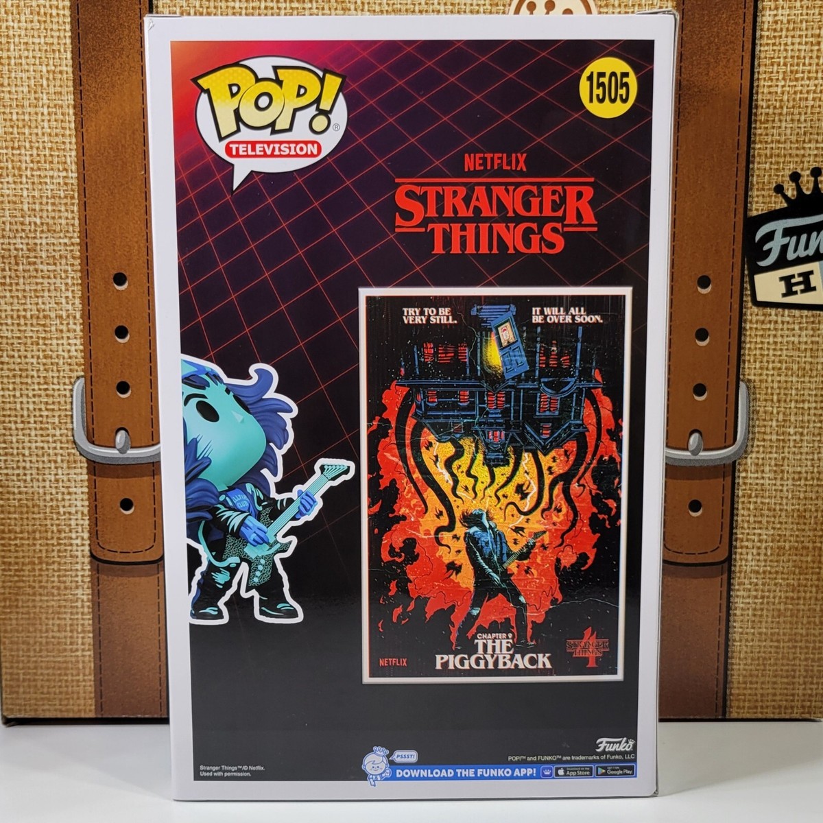 FUNKO POP EDDIE 1505 STRANGER THINGS NETFLIX EXCLUSIVE COMIC