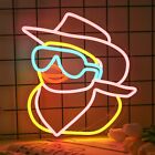Cowboy Duck Neon Sign, Usb Led Light for Bedroom, Living Room,Kids-Birthday Gift