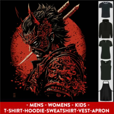 Bushido Samurai Teufelskrieger Fantasy Herren Damen Kinder Unisex