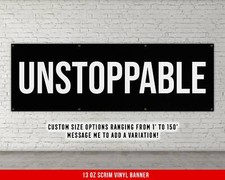 Motivational Fitness Banner - Large Wall Art for Home Gym