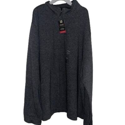 Van Heusen Men's Flex Long Sleeve 1/4 Zip Soft Sweater GRAY