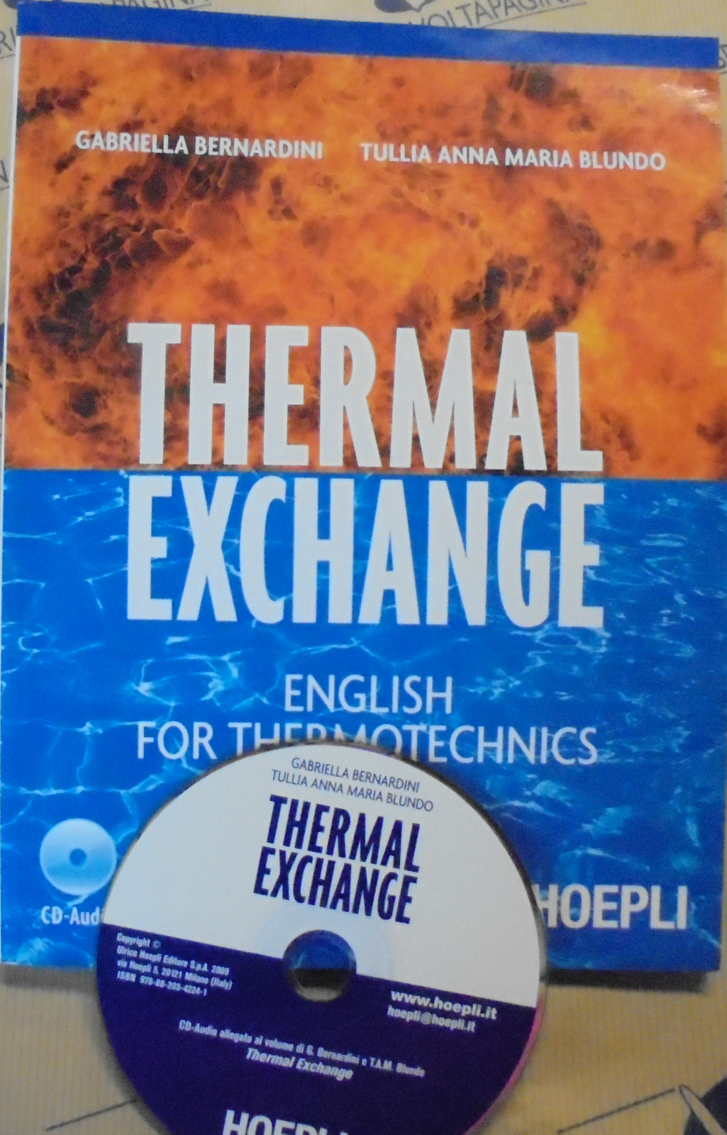 THERMAL EXCHANGE con Cd - G.BERNARDINI T.A.BLUNDO - HOEPLI SCUOLA