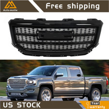Black Front Bumper Grille Mesh Style Grill For Gmc Sierra 1500 2016 2017 2018 Black Front Bumper Grille Mesh Style Grill For Gmc Sierra 1500 2016 2017 2018