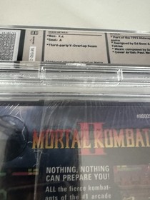 MORTAL KOMBAT II 2 SEGA GENESIS SEALED WATA 9.4 A SEAL CLAMSHELL GRADED ✨ Movie