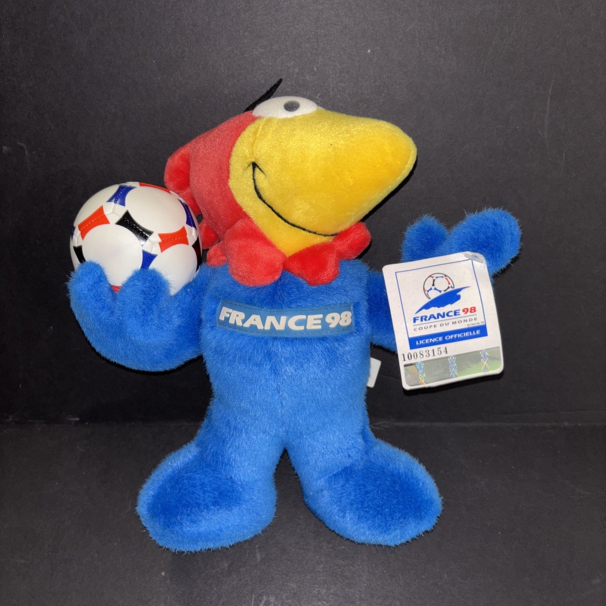 Coffret 10 Mascottes De Football - France Coupe Du Monde 1998