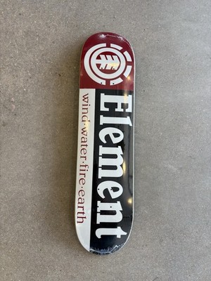El Section Skateboard Deck-7.5 Blk/Wht/Red