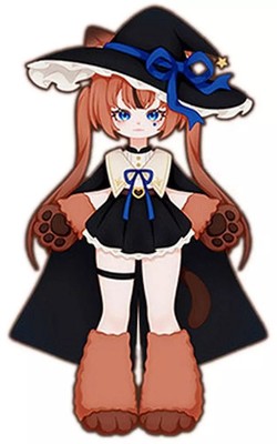 Mini Figur Star Witch ''HE WAN WEN HUA ForMoon Serie Trading Doll''