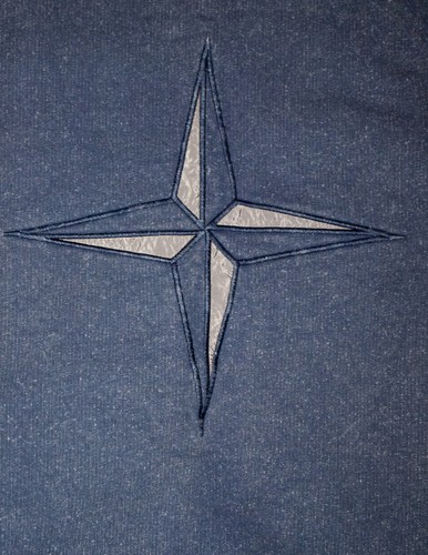 Stone Island Compass Embroidered Sweatshirt blue - Afbeelding 3 van 7