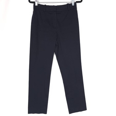 LONGCHAMP Women s Dress Pants US 6 Trousers Navy Black No Size Tag 28 x 26.5