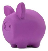 Hundespielzeug Schwein Latex Violett United Pets Modell-Nr. 12345