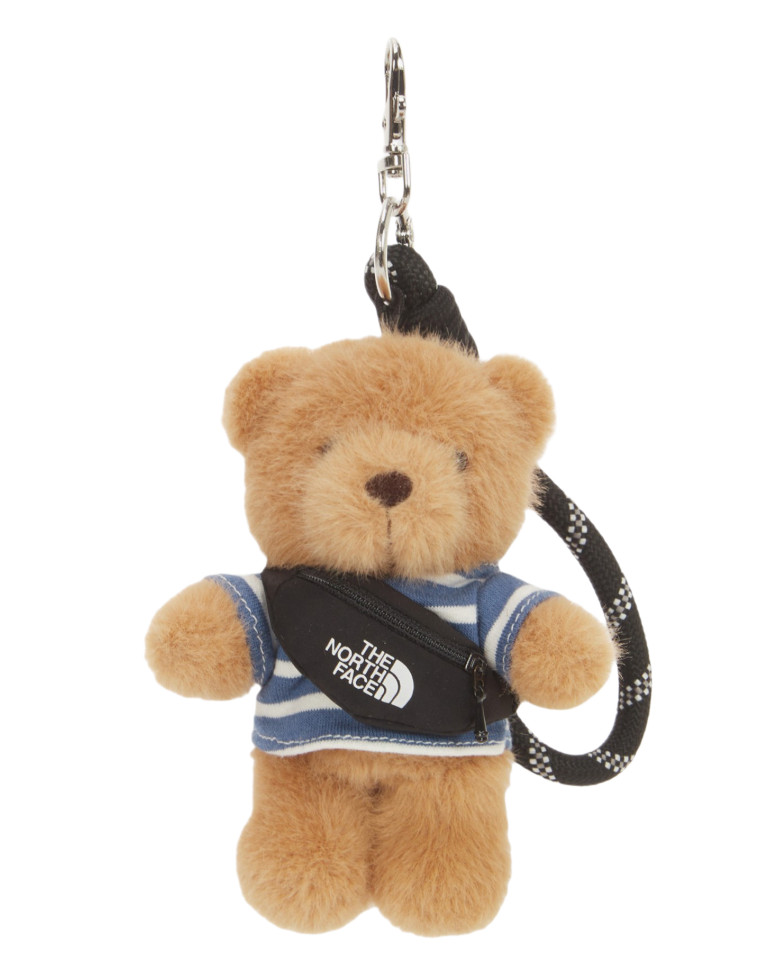 The North Face Mini Bag Bear Keyring Keychain Bag Accessory Blue NWT NA5AS08D 9490₽