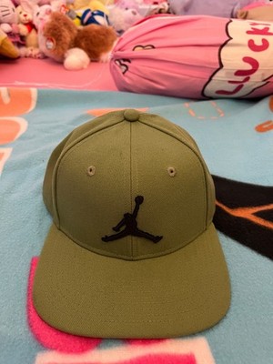 Herren Jordan Brand Green Jumpman Pro Snapback Mütze Gr. S/M