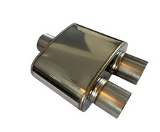 Performance Muffler 2.5 Single  2.5 Dual Body Length 7 Exhaust Y Ss