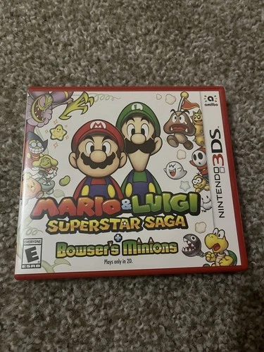 Mario & Luigi: Superstar Saga + Bowser's Minions (Nintendo 3DS, 2017) CIB Tested