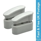 2 x Adjustable Plastic Turnbuckle Catch White Caravan Motorhome Campervan Boat