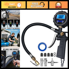 Digital Tire Pressure Gauge Inflator 3-250 Psi Heavy Duty Air Compressor Tool Digital Tire Pressure Gauge Inflator 3-250 Psi Heavy Duty Air Compressor Tool