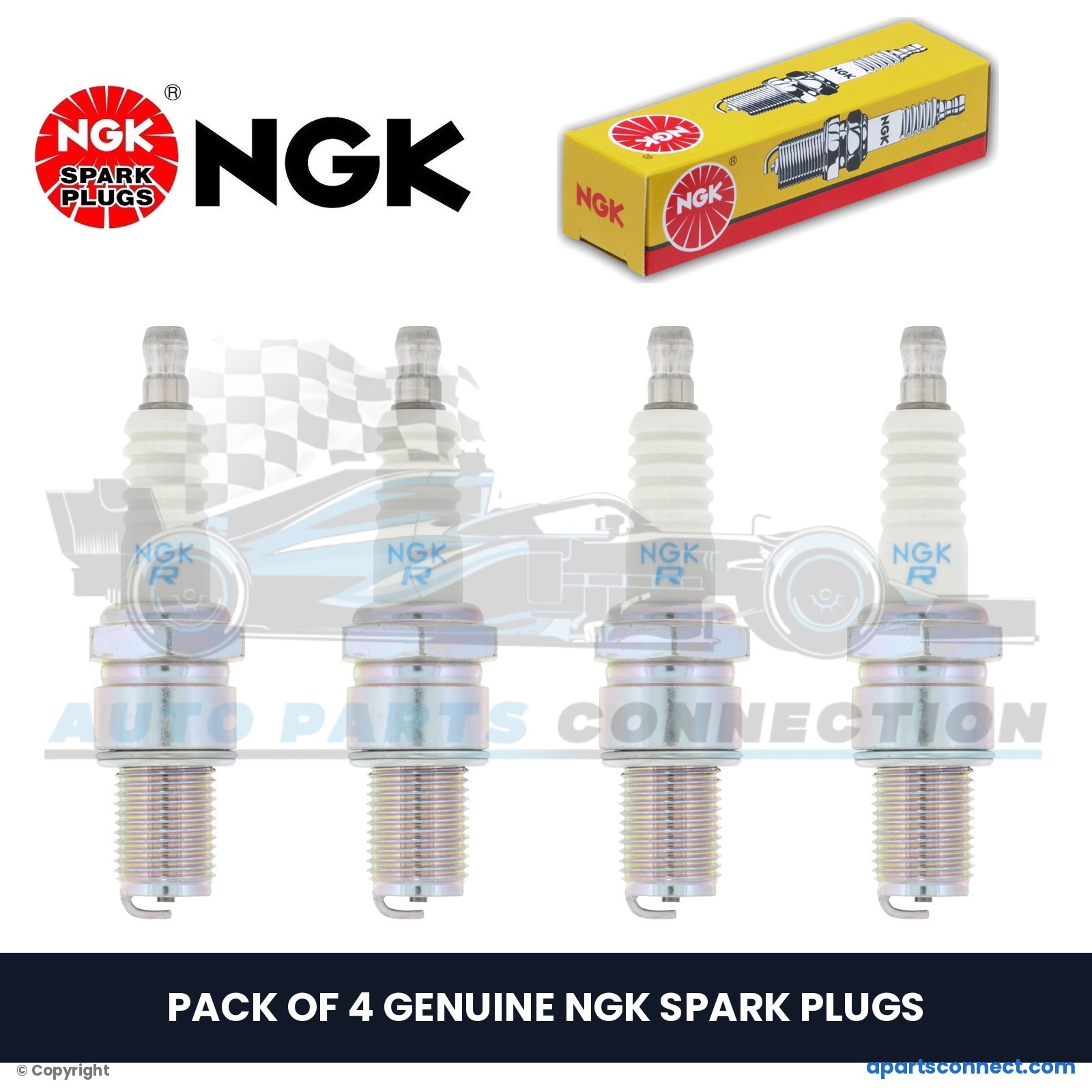 1983-1985 KAWASAKI ZX750 GPZ ZX750E TURBO NGK SPARK PLUGS