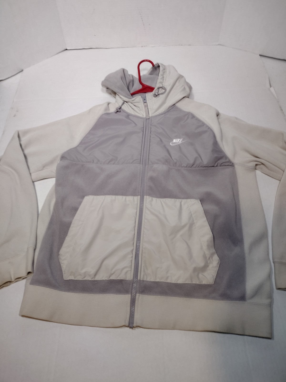 SACAI X NIKE NIKE SPORTWEAR GIACCA WINDRUNNER PILE POLARE FULL ZIP BEIGE L