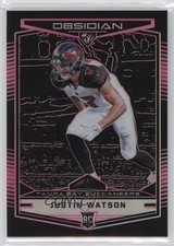 2018 Panini Obsidian Electric Etch Purple 8/75 Justin Watson #174 13w2