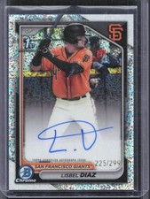 2024 Bowman Chrome #CPA-LDI Lisbel Diaz Speckle Auto #/299