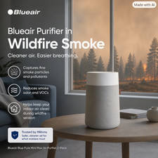 Wildfire Smoke Emergency Filtration Blueair Blue Pure Mini Max 2pack