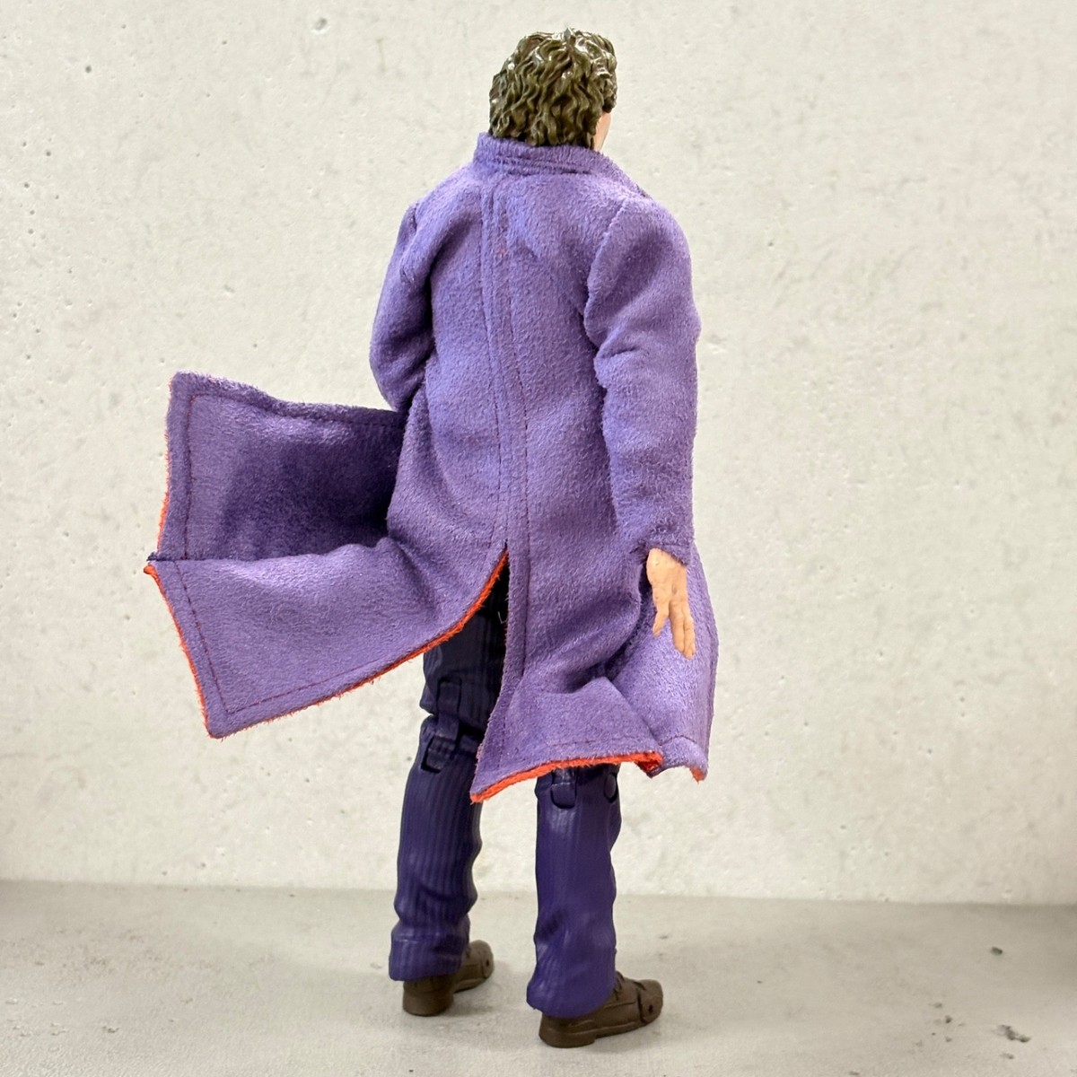 PB-MF-JKT-LTC: Fabric Purple Coat for McFarlane Dark Knight Heath