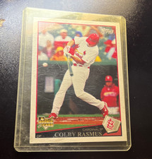 Topps 2007 Colby Rasmus Rookie Card #631 St. Louis Cardinals MLB Baseball. rookie card picture