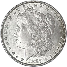 1887 (P) Morgan Dollar Uncirculated See Pics Q996